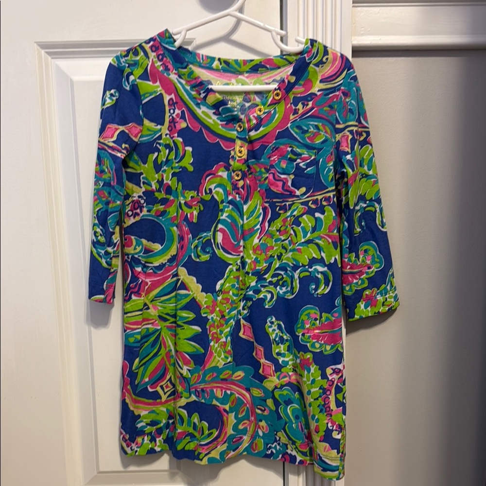 Girls Lilly Dress - Small 4/5 - in Toucan Play